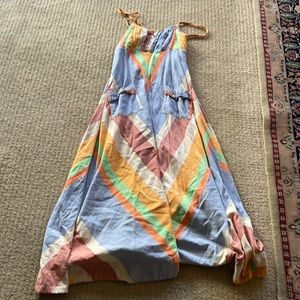 Free people striped maxi dress